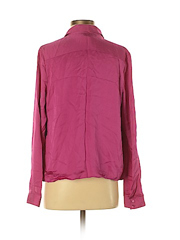 Classiques Entier Long Sleeve Silk Top (view 2)