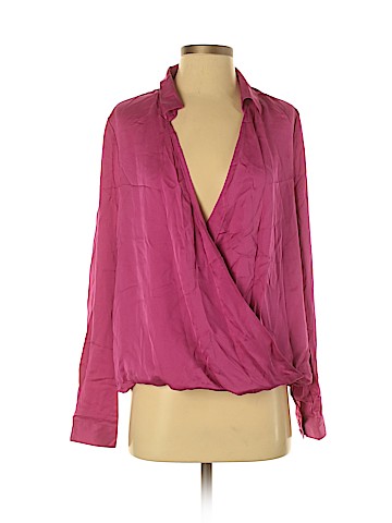 Classiques Entier Long Sleeve Silk Top (view 1)