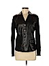 AK Anne Klein 100% Leather Black Leather Jacket Size M - photo 1