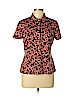 J. McLaughlin Pink Short Sleeve Top Size L - photo 1