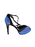 White House Black Market Blue Heels Size 8 1/2 - photo 1