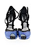 White House Black Market Blue Heels Size 8 1/2 - photo 2