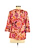 Tory Burch 100% Cotton Orange 3/4 Sleeve Blouse Size 4 - photo 2