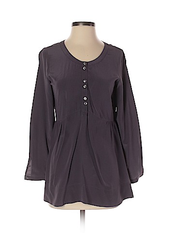 J.jill Long Sleeve Silk Top (view 1)