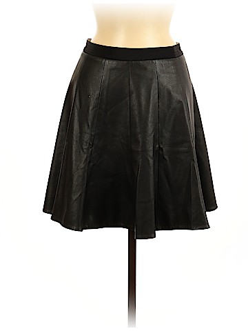 Rebecca Taylor Faux Leather Skirt (view 1)