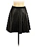 Rebecca Taylor Black Faux Leather Skirt Size 6 - photo 1
