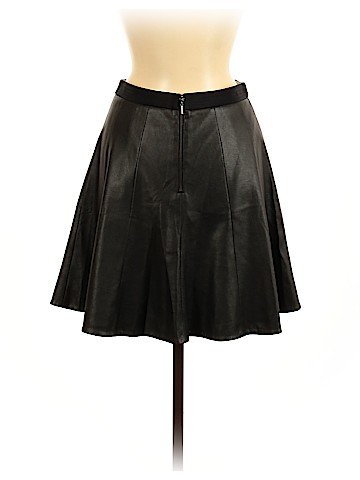 Rebecca Taylor Faux Leather Skirt (view 2)