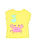Carter's 100% Cotton Yellow Short Sleeve T-Shirt Size 3T - photo 1