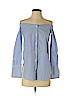 Rag & Bone 100% Cotton Blue 3/4 Sleeve Blouse Size XS - photo 1