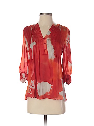 Scoop NYC 3/4 Sleeve Blouse (view 1)