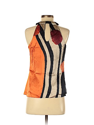 Elie Tahari Sleeveless Silk Top (view 2)