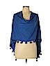 Hannah Rose Blue Poncho One size - photo 1