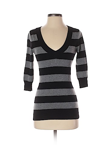 Aqua Cashmere Pullover Sweater (view 1)