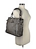 Elliot Lucca Gray Leather Shoulder Bag One size - photo 2