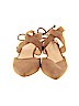 Nine West 100% Leather Tan Wedges Size 8 - photo 2