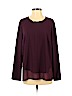 DKNY 100% Polyester Purple Long Sleeve Blouse Size M - photo 1