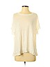 Eri + Ali 100% Linen Ivory Short Sleeve Top Size M - photo 1