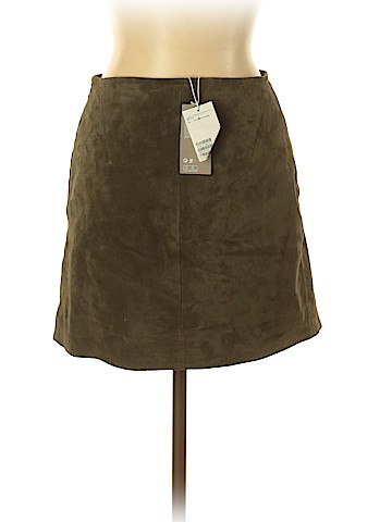 H&M Leather Skirt (view 2)