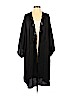 Victoria's Secret 100% Polyester Black Kimono Size Med - Lg - photo 1