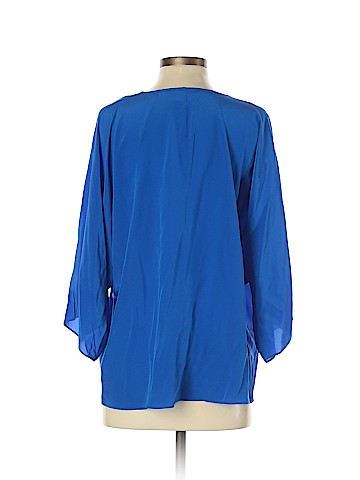 Alexis 3/4 Sleeve Silk Top (view 2)