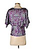 Cynthia Steffe Purple Short Sleeve Blouse Size XS - photo 2