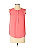 Ann Taylor LOFT 100% Polyester Pink Short Sleeve Blouse Size XS - photo 1