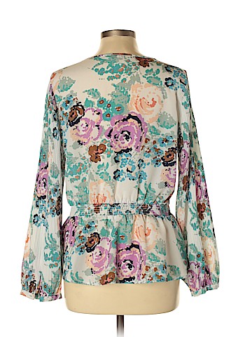 Black Rainn Long Sleeve Blouse (view 2)