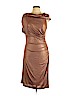 Badgley Mischka Gold Cocktail Dress Size 12 - photo 1