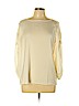 Ann Taylor 100% Polyester White 3/4 Sleeve Blouse Size L (petite) - photo 1