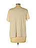 Ann Taylor LOFT 100% Cotton Brown Short Sleeve Blouse Size L - photo 2