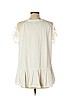Sundance 100% Cotton White Short Sleeve Top Size L - photo 2