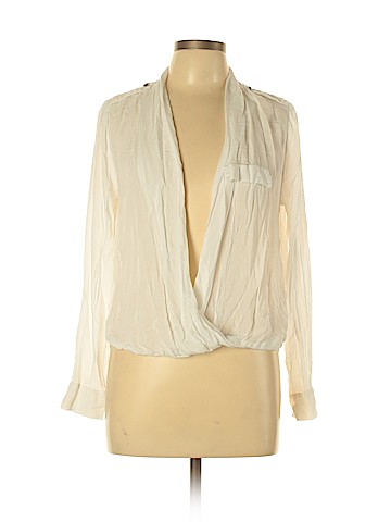 White House Black Market Long Sleeve Blouse (view 1)