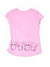 Justice 100% Cotton Pink Short Sleeve T-Shirt Size 12 - photo 2