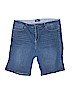 NANETTE Nanette Lepore Blue Denim Shorts Size 16 - photo 1