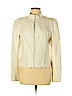 Giacca 100% Polyurethane White Faux Leather Jacket Size M - photo 1