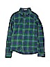 Abercrombie 100% Cotton Blue Long Sleeve Button-Down Shirt Size XL (youth) - photo 1