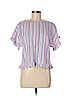 For Cynthia Pink Short Sleeve Top Size M (petite) - photo 1