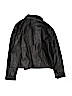 Crazy 8 100% Rayon Black Faux Leather Jacket Size 14 - 16 - photo 2