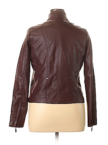 JouJou Faux Leather Jacket (view 2)