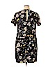H&M 100% Rayon Black Casual Dress Size 14 - photo 2