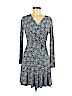 MICHAEL Michael Kors Blue Casual Dress Size M (petite) - photo 1