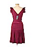 Zac Posen 100% Rayon Burgundy Casual Dress Size L - photo 2