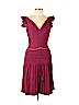 Zac Posen 100% Rayon Burgundy Casual Dress Size L - photo 1