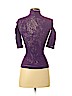 Bebe Purple 3/4 Sleeve Top Size S (petite) - photo 2