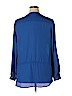 Zac & Rachel 100% Polyester Blue Long Sleeve Blouse Size XL - photo 2