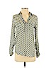 Splendid 100% Rayon Green Long Sleeve Button-Down Shirt Size S - photo 1