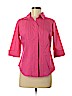 Worthington Pink 3/4 Sleeve Button-Down Shirt Size M (petite) - photo 1