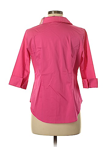 Worthington 3/4 Sleeve Button-Down Shirt (view 2)