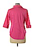Worthington Pink 3/4 Sleeve Button-Down Shirt Size M (petite) - photo 2