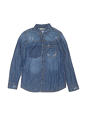 Zara Long Sleeve Button-Down Shirt (view 1)